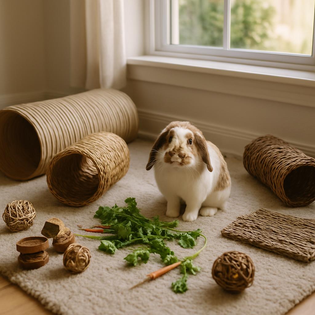 Creating a safe indoor play area for small pets