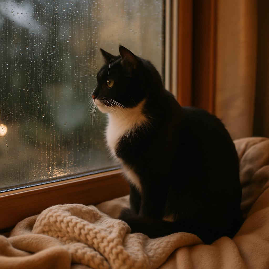 How to keep your indoor cat entertained on rainy days