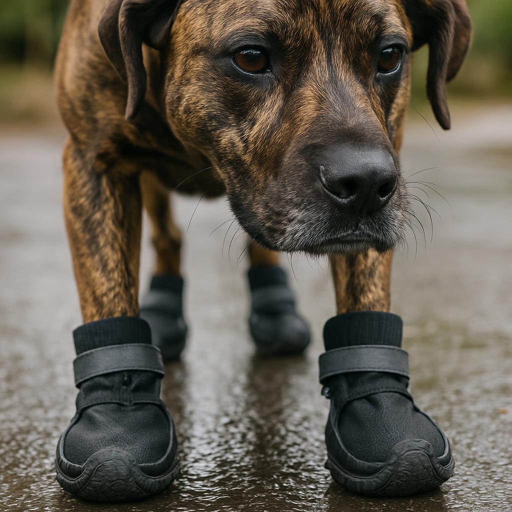Protecting your dog's paws in wet fall weather