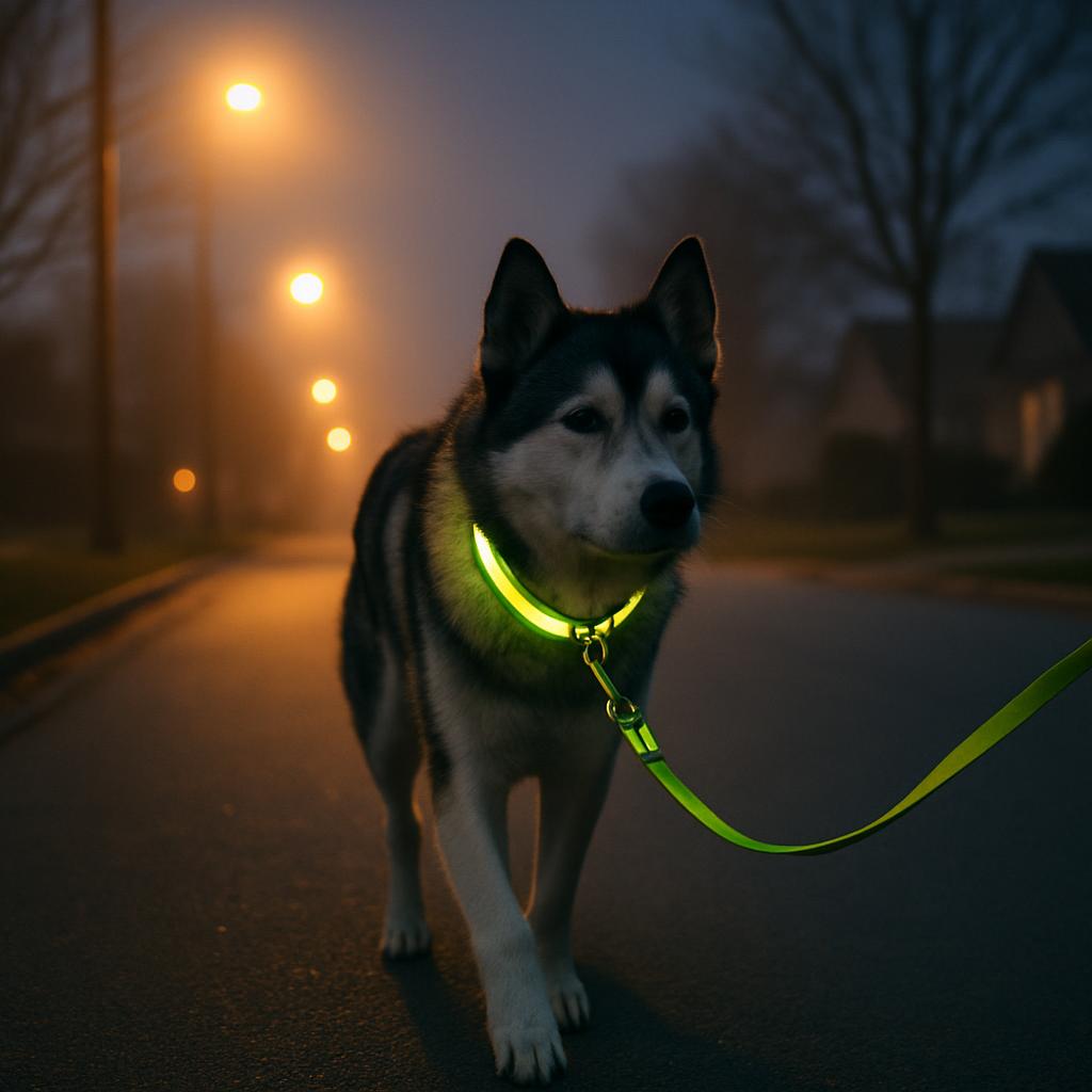 Keeping your dog visible and safe on fall walks
